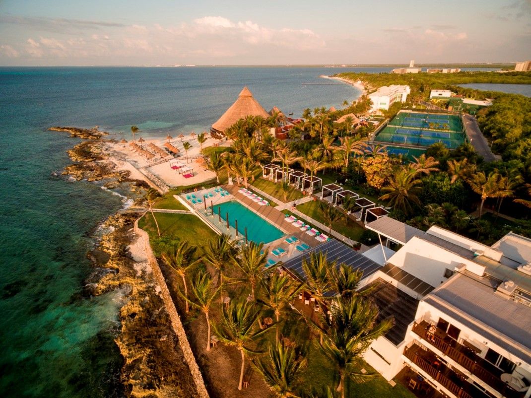 Cancun Yucatan Aerial View 2
